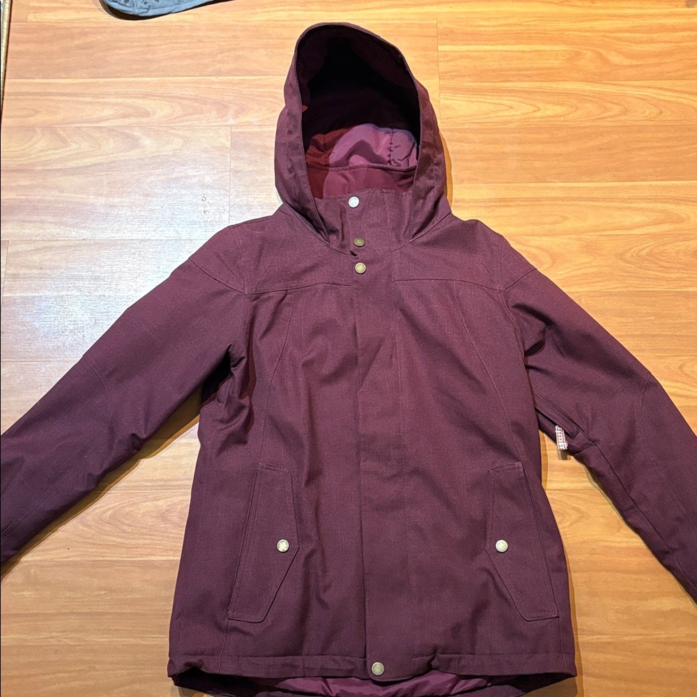 Burton Maroon Jacket with Hood
